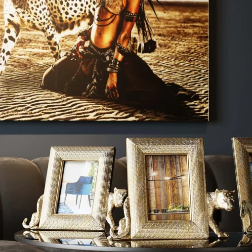 KARE Bilderrahmen Leopard 28x25cm Hot