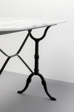 KARE Bistrotisch Kaffeehaus Oval Weiß 120x60cm Fashion