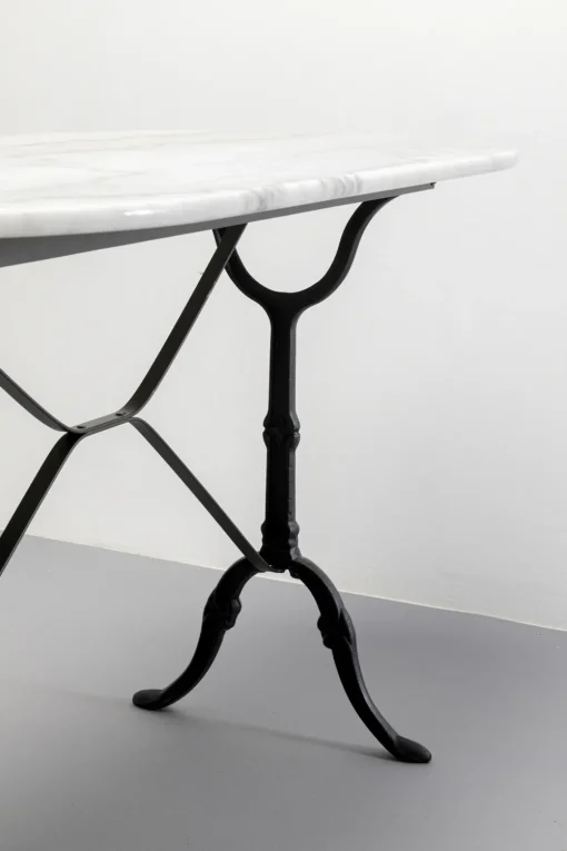 KARE Bistrotisch Kaffeehaus Oval Weiß 120x60cm Fashion