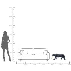 KARE Bodenleuchte Animal Bagheera 40cm Fashion