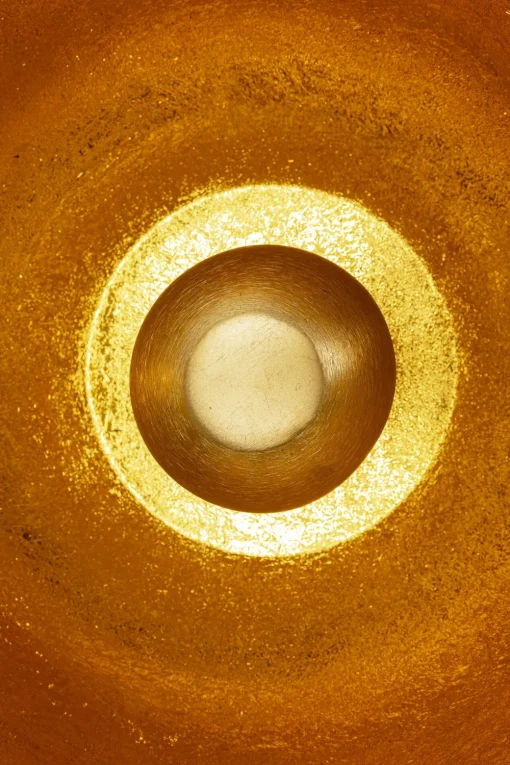 KARE Bodenleuchte Apollon Smooth Gold Ø35cm New
