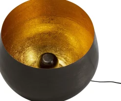 KARE Bodenleuchte Apollon Smooth Schwarz Ø50cm Hot
