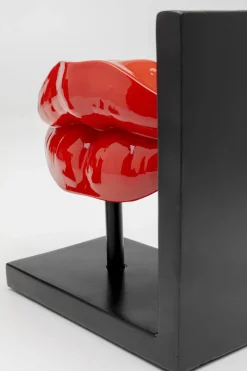 KARE Buchstütze Lips Rot (2/Set) Sale