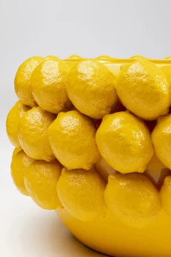 KARE Deko Übertopf Lemon Juice 22cm Clearance