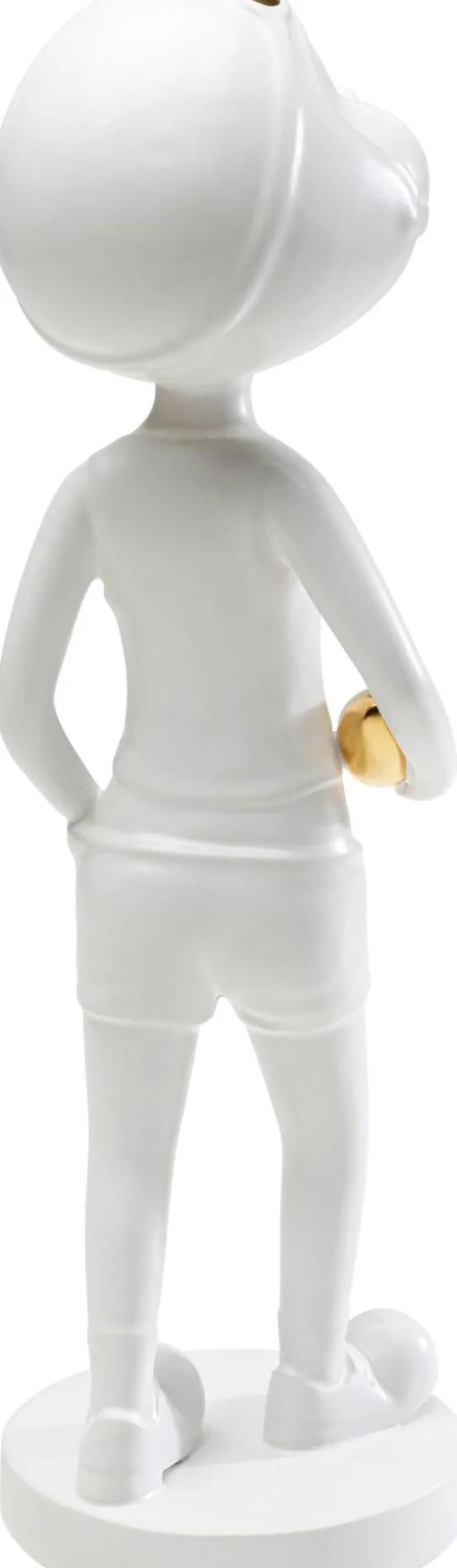 KARE Deko Figur Ball Girl Weiß 41cm Fashion