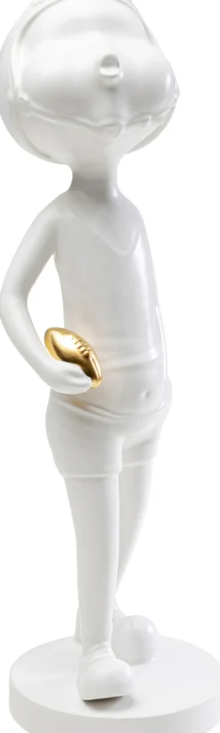 KARE Deko Figur Ball Girl Weiß 41cm Fashion