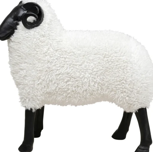 KARE Deko Figur Bathilde Ram Weiß 78cm Clearance