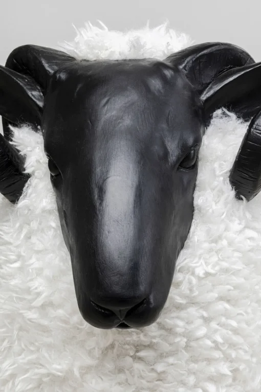 KARE Deko Figur Bathilde Ram Weiß 78cm Clearance