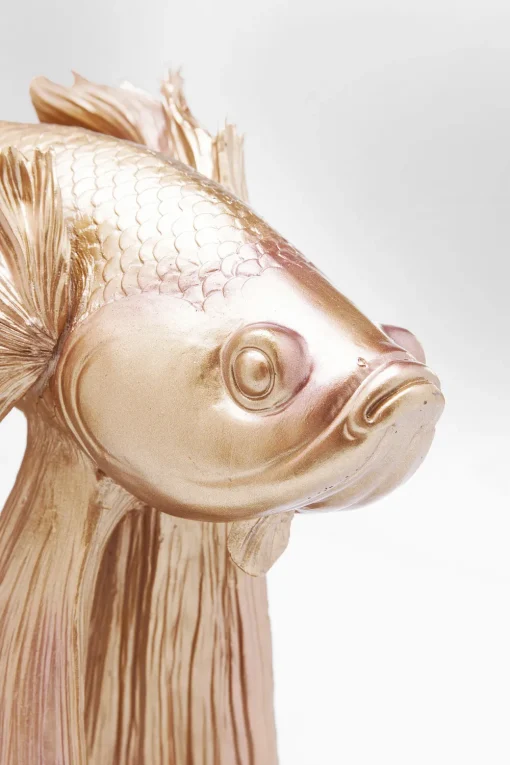 KARE Deko Figur Betta Fish Gold New