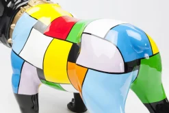 KARE Deko Figur Bulldog Colore Hot