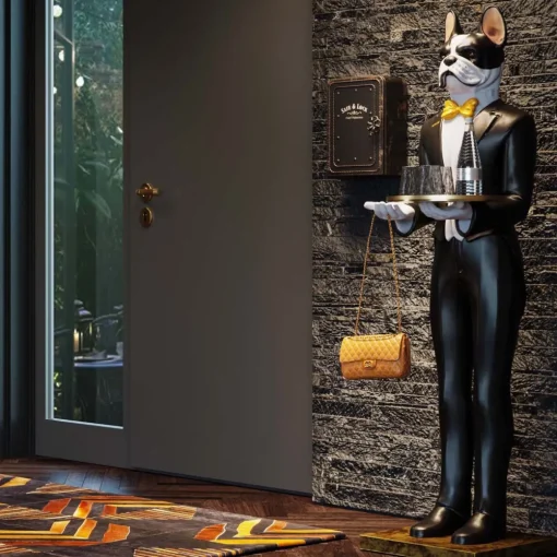 KARE Deko Figur Butler Dog Alfred 159cm Clearance