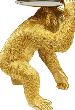 KARE Deko Figur Butler Playing Chimp Gold 52cm Best