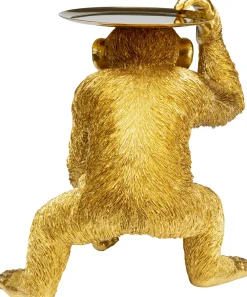 KARE Deko Figur Butler Playing Chimp Gold 52cm Best