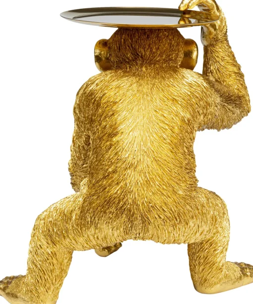 KARE Deko Figur Butler Playing Chimp Gold 52cm Best