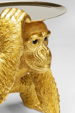 KARE Deko Figur Butler Playing Chimp Gold 52cm Best