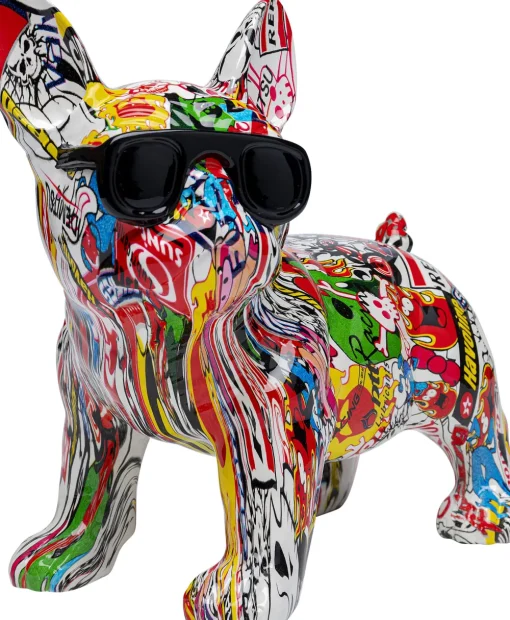 KARE Deko Figur Comic Dog Glasses 25cm Best