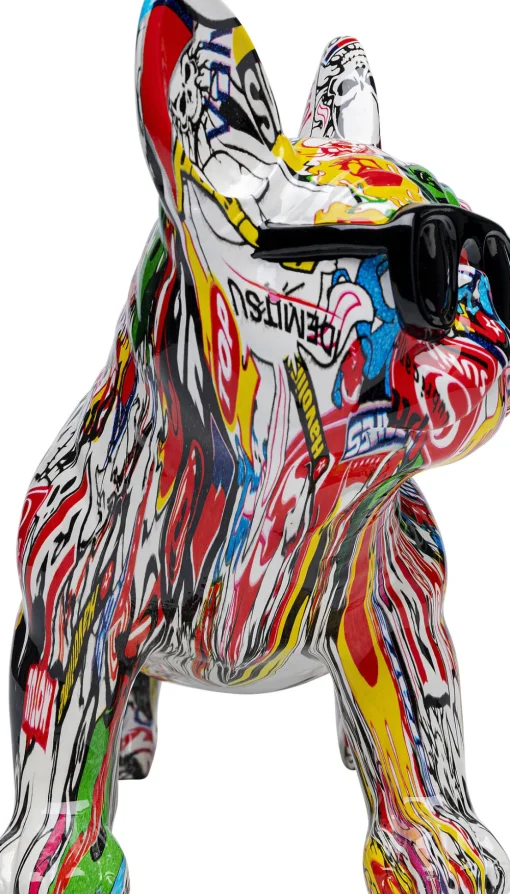 KARE Deko Figur Comic Dog Glasses 25cm Best
