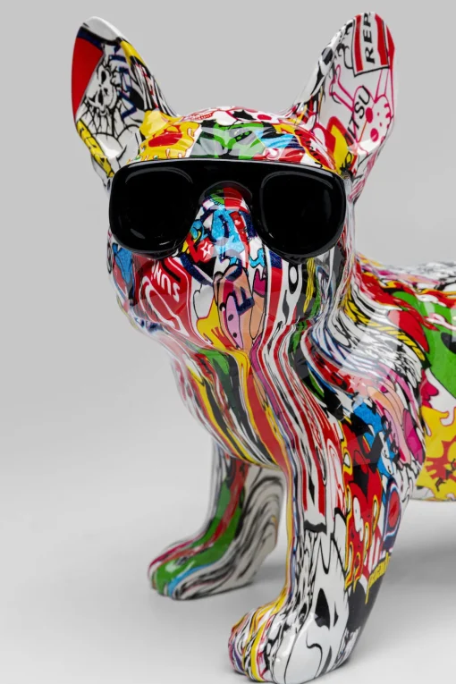 KARE Deko Figur Comic Dog Glasses 25cm Best