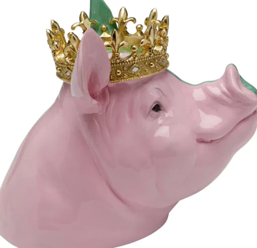 KARE Deko Figur Crowned Pig 28cm Outlet