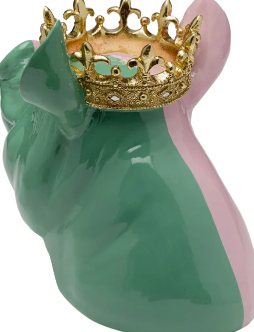 KARE Deko Figur Crowned Pig 28cm Outlet
