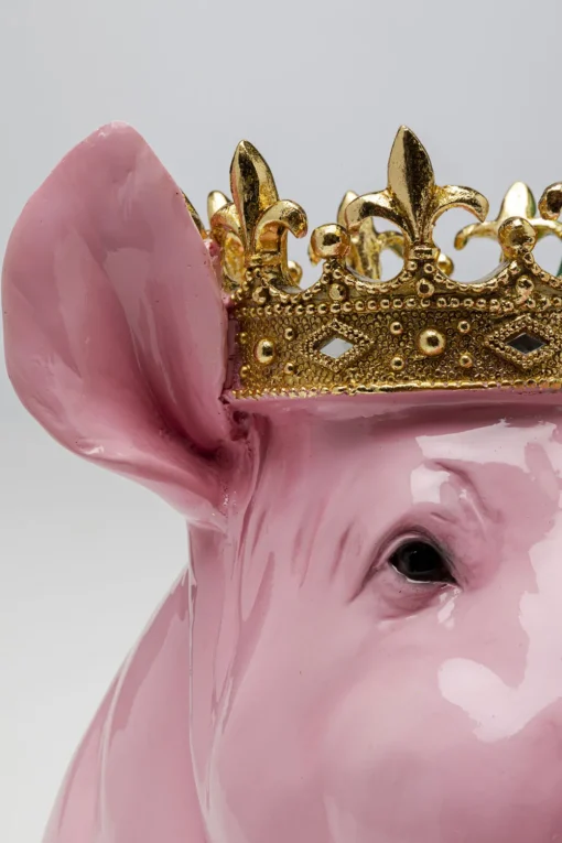 KARE Deko Figur Crowned Pig 28cm Outlet