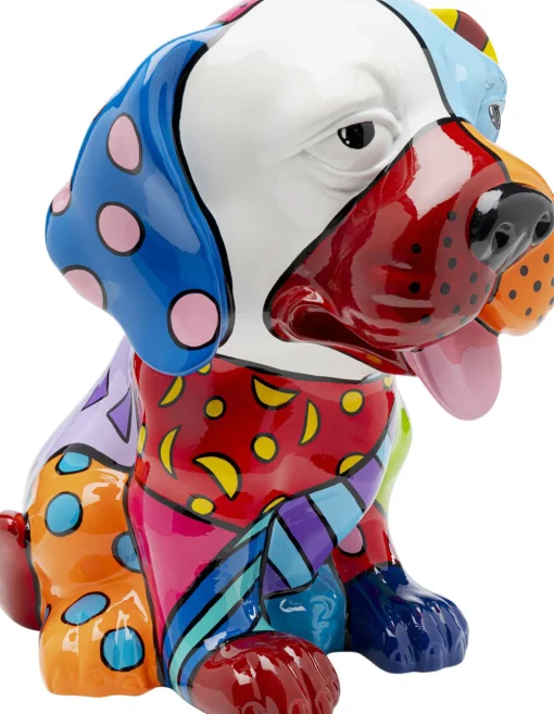 KARE Deko Figur Dog Patchwork 35cm Best