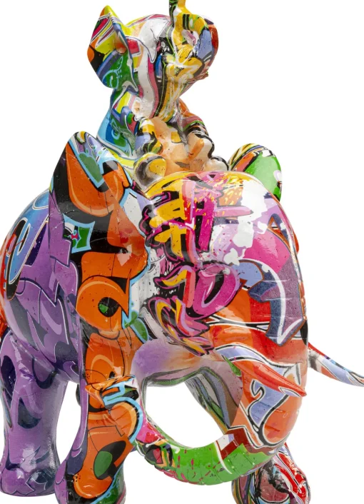 KARE Deko Figur Elefant Dumbo Uno Graffiti New