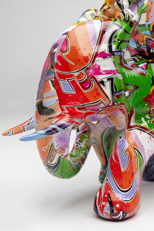 KARE Deko Figur Elefant Dumbo Uno Graffiti New