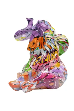 KARE Deko Figur Elefant Zirkus Graffiti (2/Set) Best