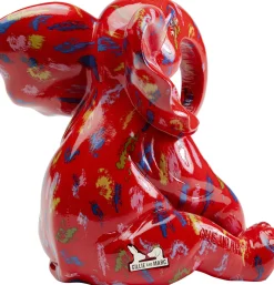KARE Deko Figur Elephant Dots Rot 18cm Discount