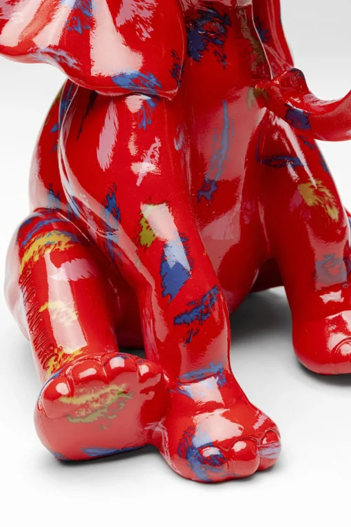 KARE Deko Figur Elephant Dots Rot 18cm Discount