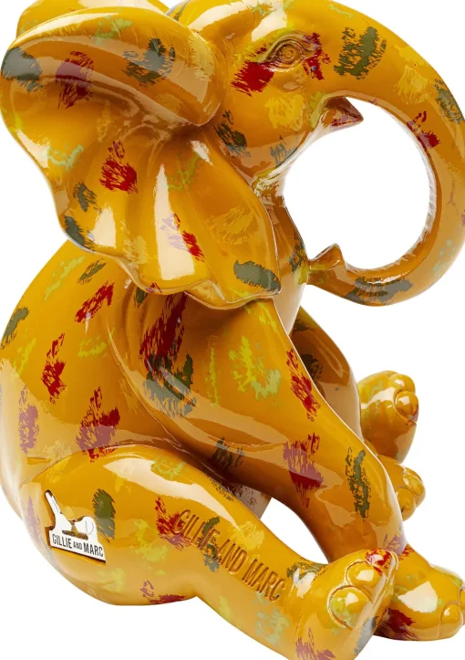 KARE Deko Figur Elephant Dots Gelb 18cm Sale
