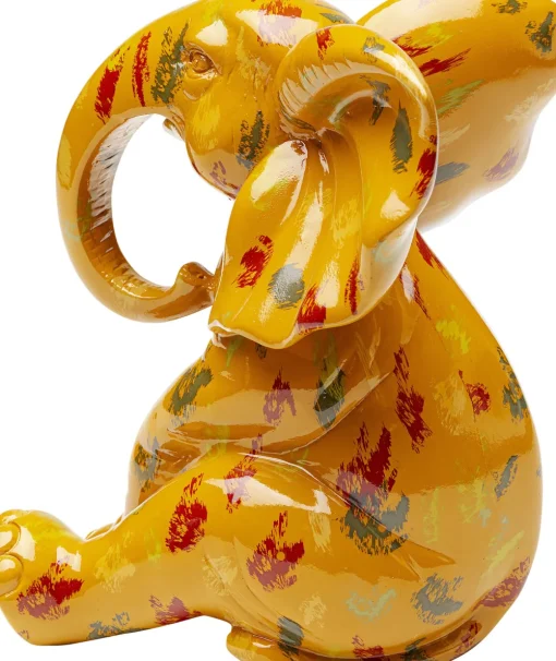 KARE Deko Figur Elephant Dots Gelb 18cm Sale