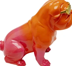 KARE Deko Figur Fashion Dog Orange 17cm Discount