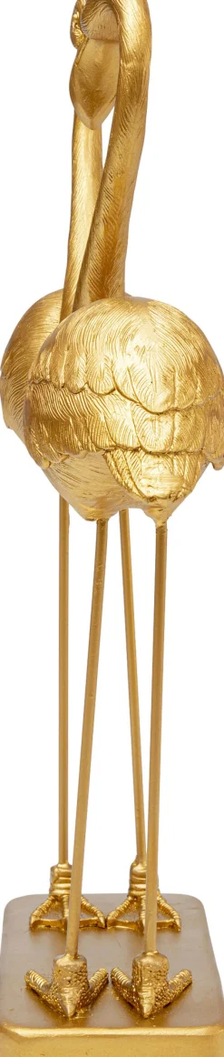 KARE Deko Figur Flamingo Love Gold 39cm Hot
