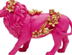 KARE Deko Figur Flower Lion Pink 19cm New