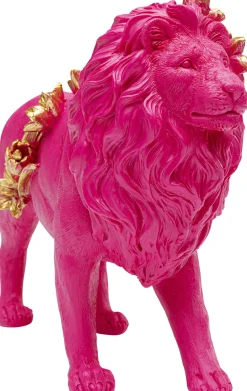KARE Deko Figur Flower Lion Pink 19cm New