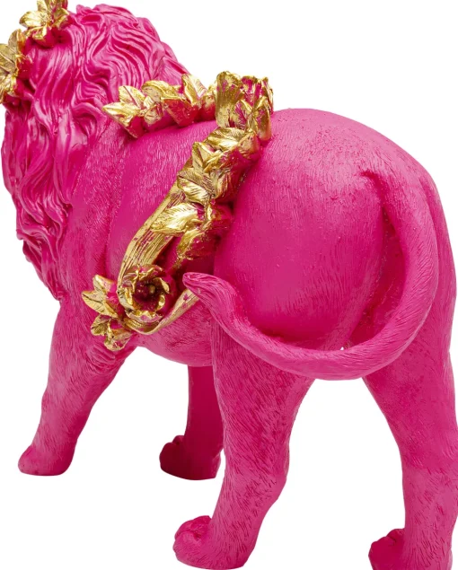 KARE Deko Figur Flower Lion Pink 19cm New