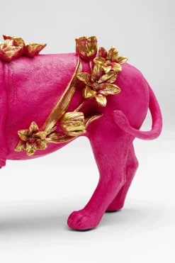 KARE Deko Figur Flower Lion Pink 19cm New