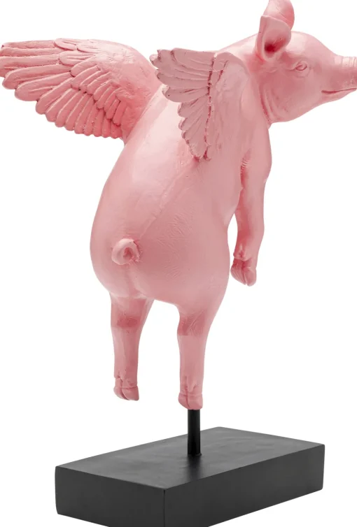 KARE Deko Figur Flying Pig Rosa 29cm New