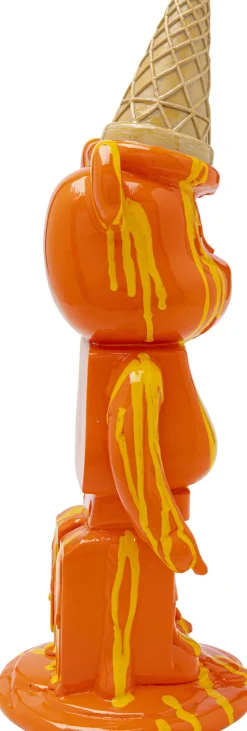 KARE Deko Figur Gelato Bear Orange 40cm Discount