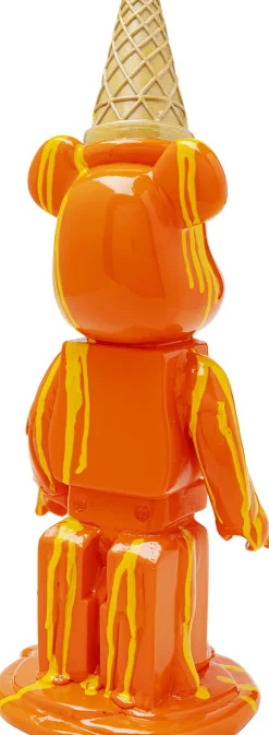 KARE Deko Figur Gelato Bear Orange 40cm Discount