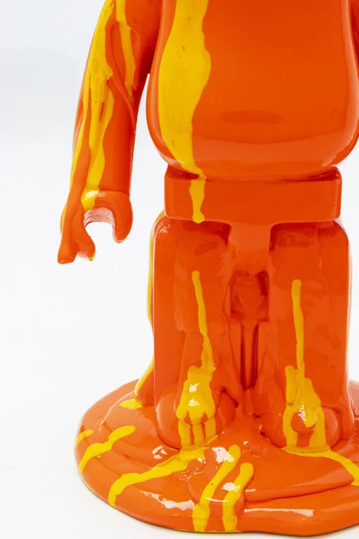 KARE Deko Figur Gelato Bear Orange 40cm Discount