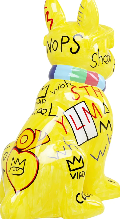 KARE Deko Figur Graffiti Dog Gelb 122cm Discount