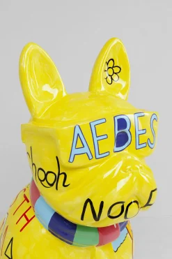 KARE Deko Figur Graffiti Dog Gelb 122cm Discount