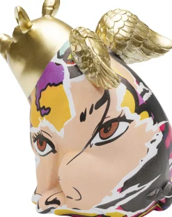 KARE Deko Figur Graffiti Flying Pig 16cm Best