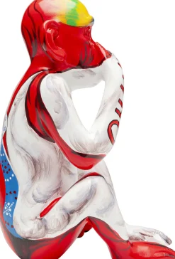 KARE Deko Figur Graffiti Monkey Rot 39cm Best