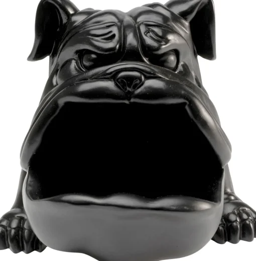KARE Deko Figur Hungry Dog Schwarz 37cm Hot