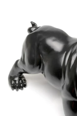 KARE Deko Figur Hungry Dog Schwarz 37cm Hot