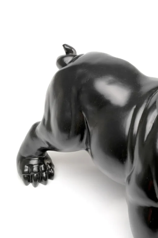 KARE Deko Figur Hungry Dog Schwarz 37cm Hot